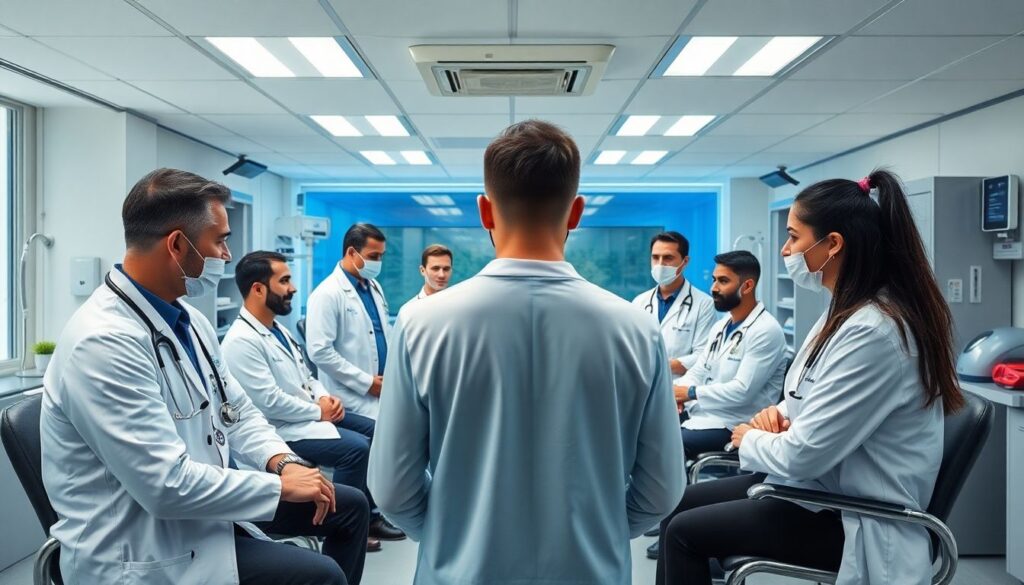 Современная медицинская поддержка футболистов - иллюстрация