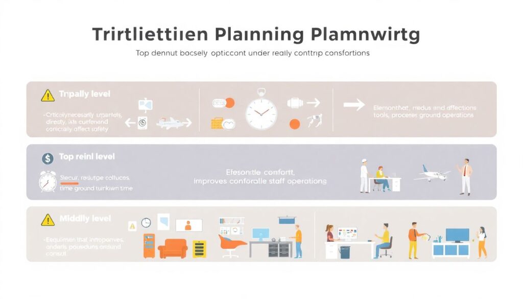 Развитие инвентаря и экипировки на посадочной платформе - иллюстрация