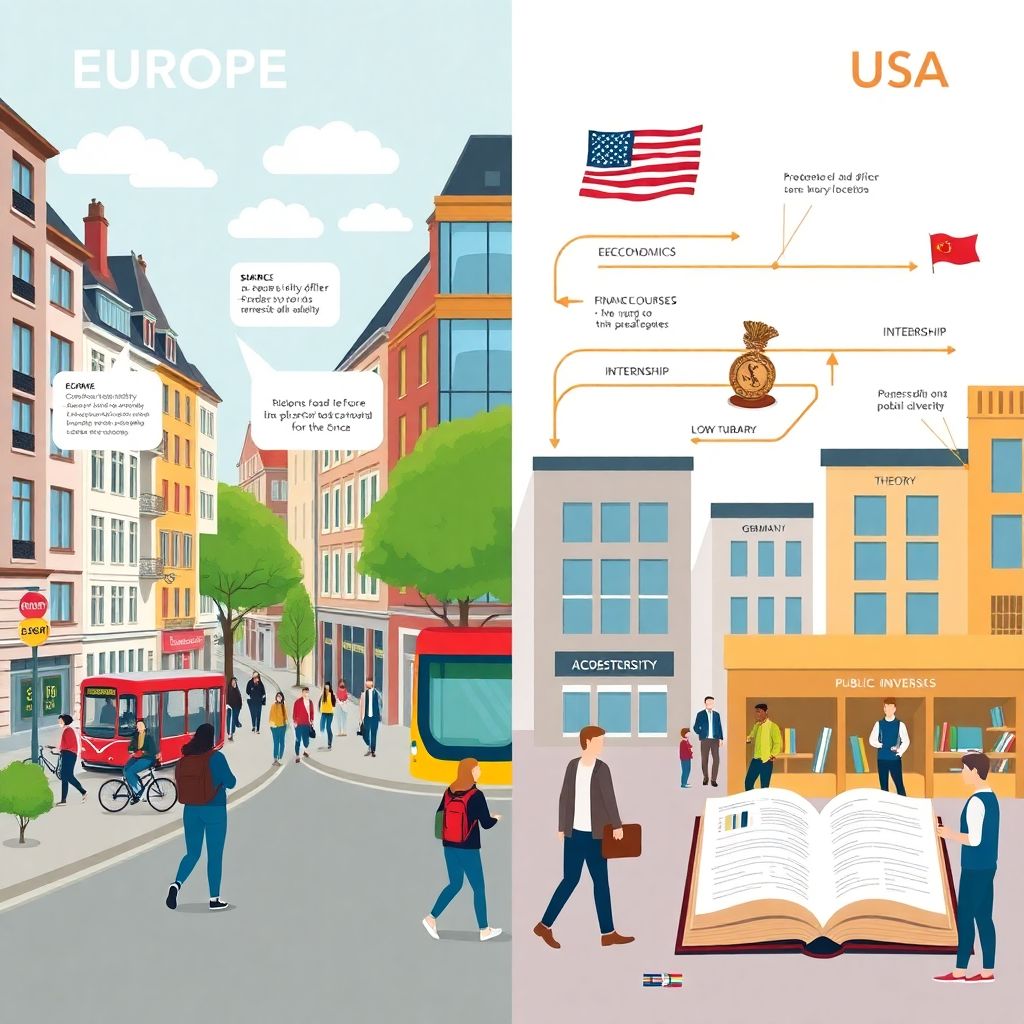 Сравнительный анализ академий Европы и Америки: особенности и различия